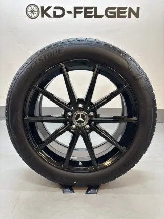 Original Mercedes EQE V295 19 Zoll Sommerräder A2954014000 schwarz Alufelgen - Bild 5