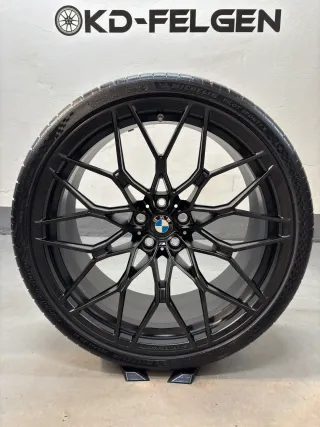 Original BMW 1000M 20/21 Zoll Sommerräder M2 G87 M3 G80 G81 M4 G82 M Performance Kreuzspeiche M 1000 Alufelgen - Bild 2