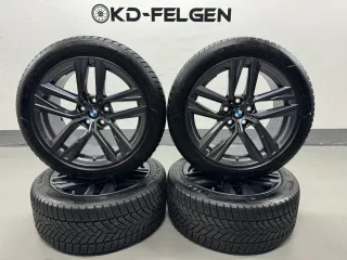 Original BMW Doppelspeiche Styling 853 18 Zoll Winterräder i4 4er G26 Felgen - Bild 1