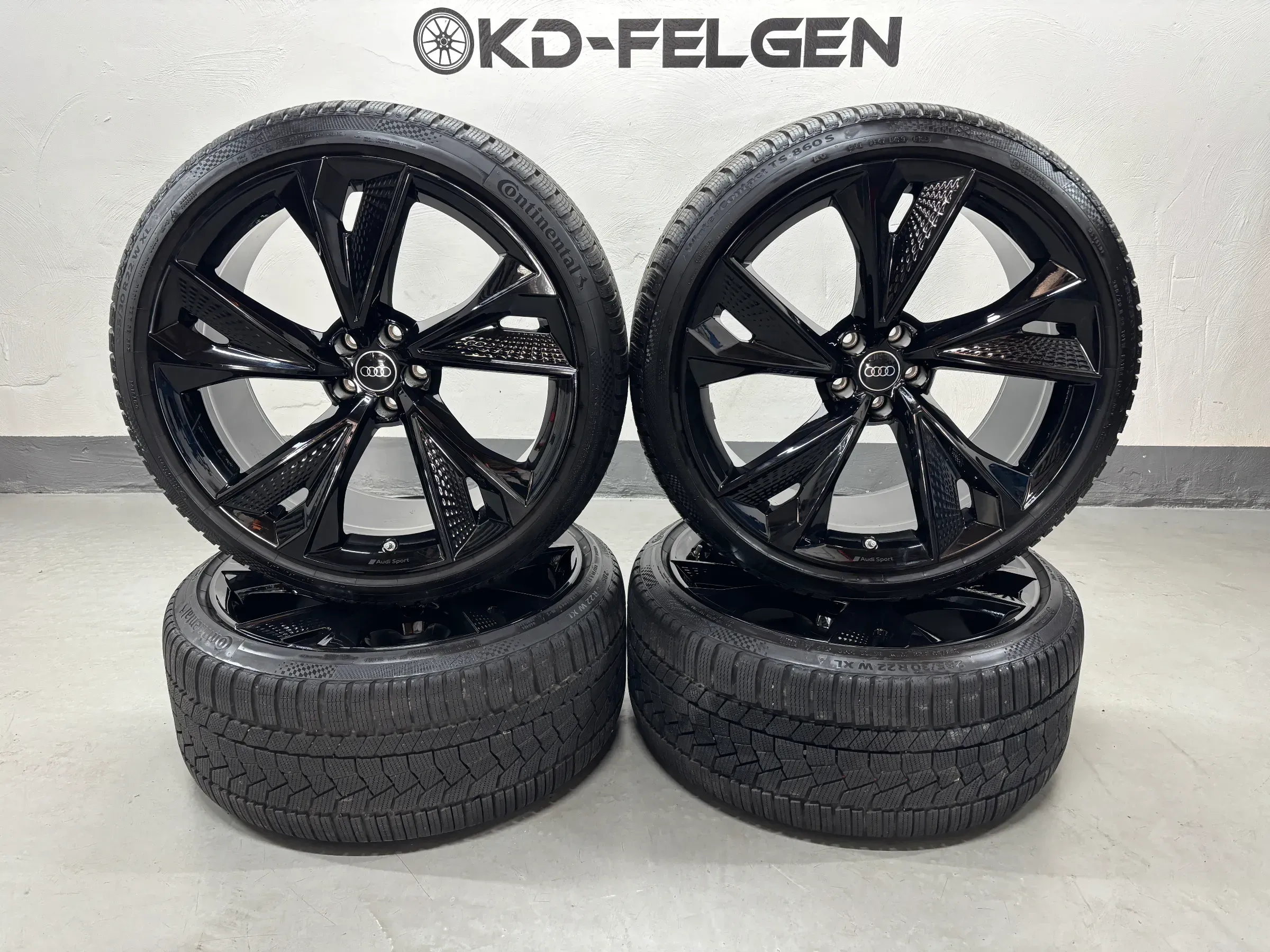 Original Audi RS6 4K RS7 C8 22 Zoll Winterräder Winterreifen 4K0601025BC Felgen - Bild 1
