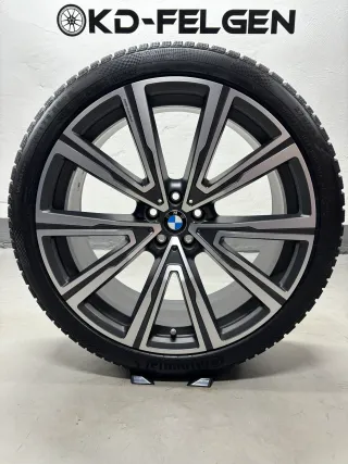 Original BMW 746 22 Zoll X5 G05 X6 G06 Winterräder Styling V-Speiche 746 Felgen - Bild 5