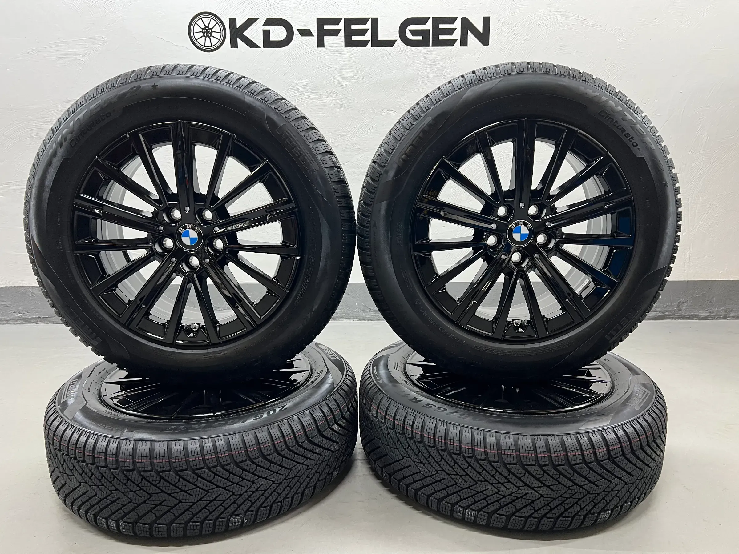 Original BMW X1 U11 X2 U10 V-Speiche 833 17 Zoll Winterräder Alufelgen 5A094B2 - Bild 1