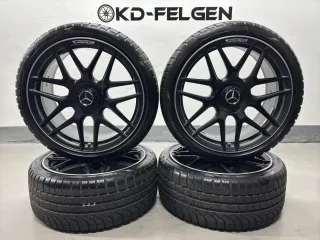 Original Mercedes A45 AMG 19 Zoll Winterräder A1774012500 Kreuzspeiche Alufelgen - Bild 1