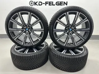 Original BMW 746 22 Zoll X5 G05 X6 G06 Winterräder Styling V-Speiche 746 Felgen - Bild 1