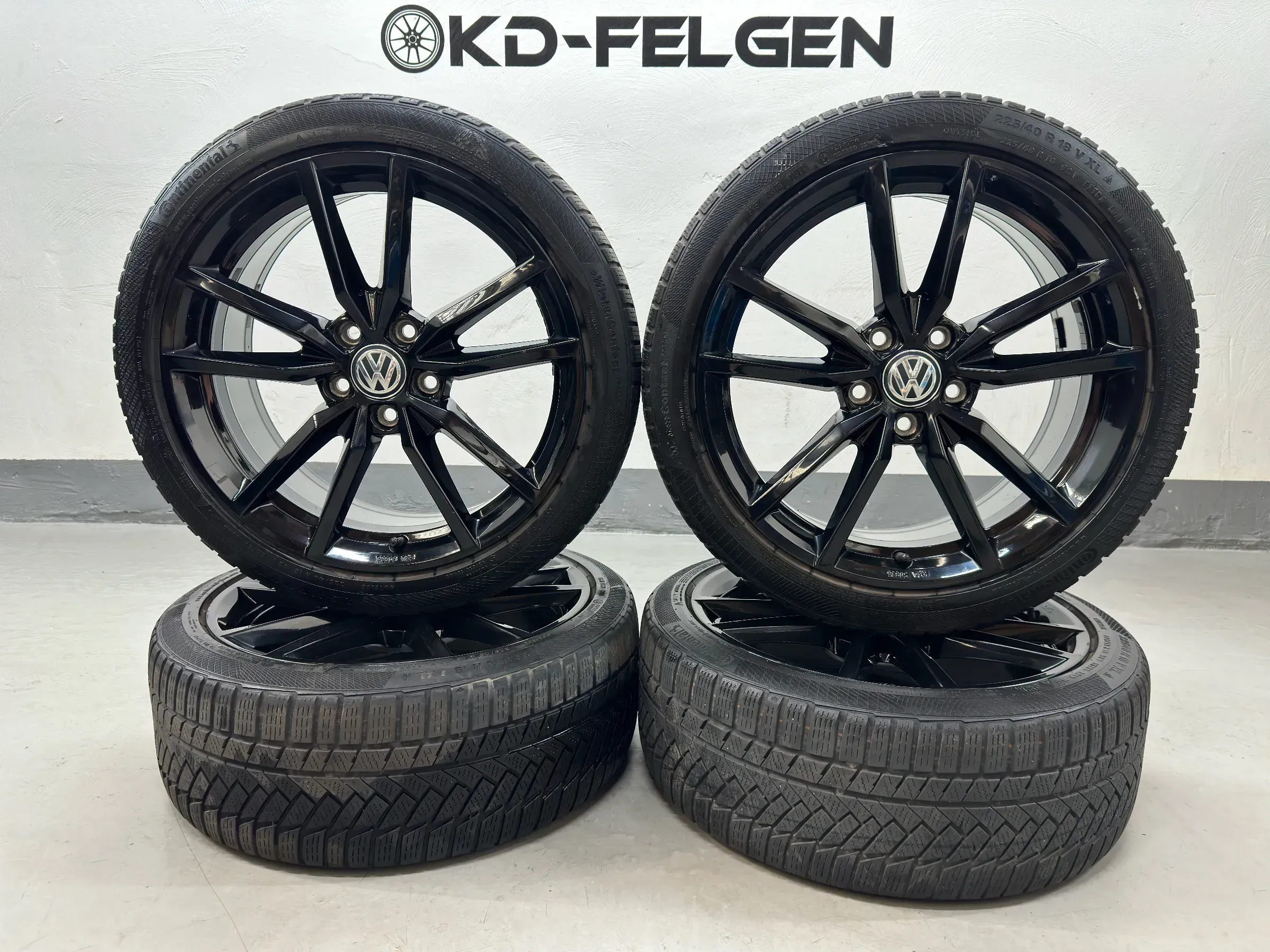 Original VW Golf 7 18 Zoll Pretoria Winterräder GTI GTD VII 5G0071498A KBA 50836 - Bild 1