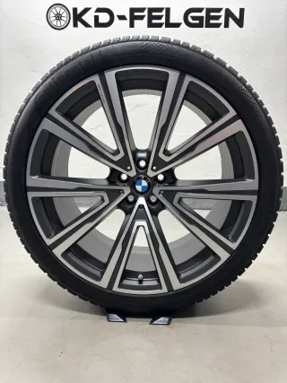Original BMW 746 22 Zoll X5 G05 X6 G06 Winterräder Styling V-Speiche 746 Felgen - Bild 2