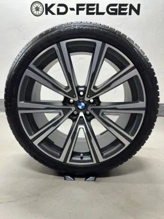 Original BMW 746 22 Zoll X5 G05 X6 G06 Winterräder Styling V-Speiche 746 Felgen - Bild 2