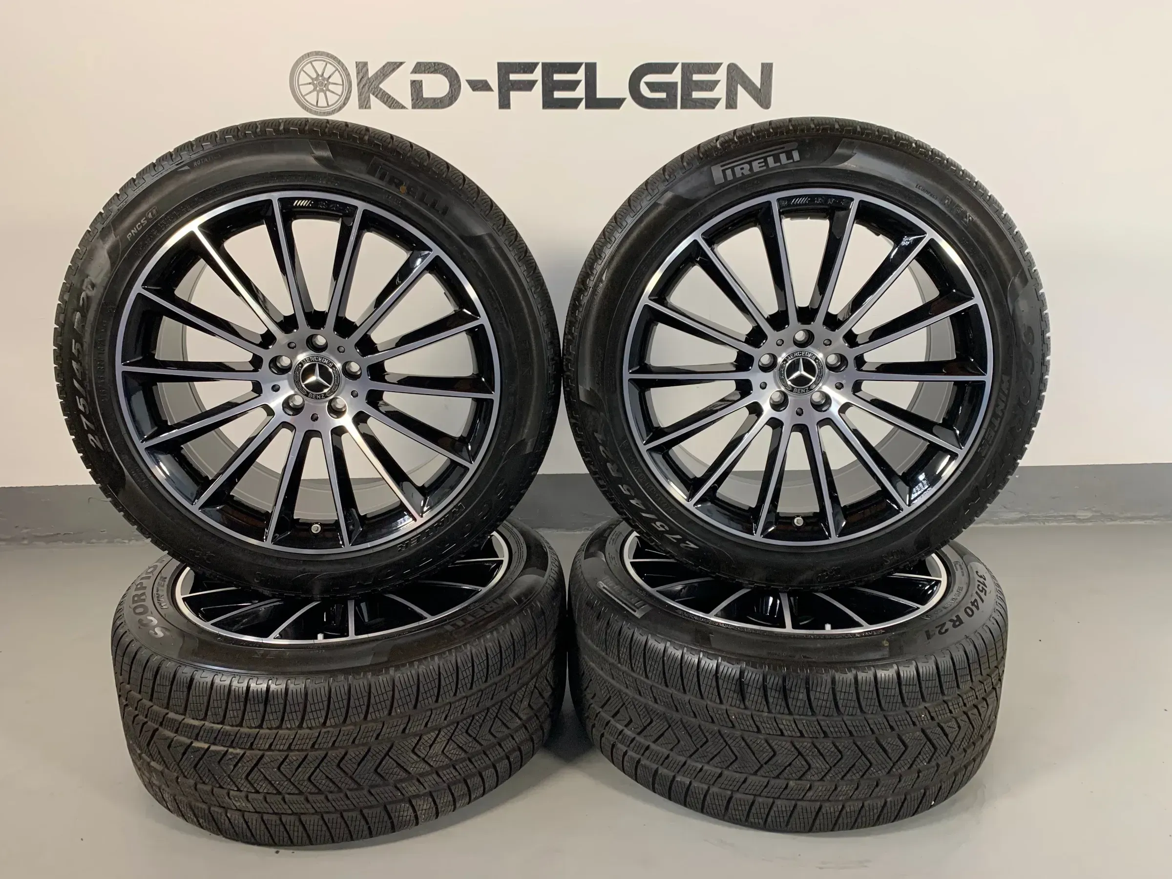 Original Mercedes 21 Zoll AMG Winterräder GLE W167 V167 Coupe A1674013400 Felgen - Bild 1