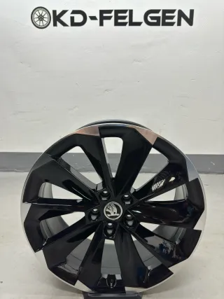 Original Skoda Superb 19 Zoll Supernova Alufelgen 3V0601025S Felgen 8Jx19 ET44 - Bild 4