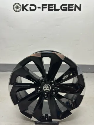 Original Skoda Superb 19 Zoll Supernova Alufelgen 3V0601025S Felgen 8Jx19 ET44 - Bild 3