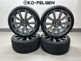 Original BMW 746 22 Zoll X5 G05 X6 G06 Winterräder Styling V-Speiche 746 Felgen - Bild 1