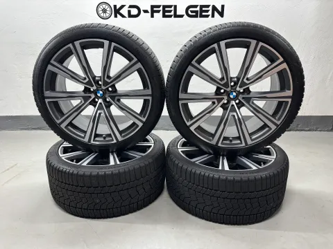 Background image for Original BMW 746 22 Zoll X5 G05 X6 G06 Winterräder Styling V-Speiche 746 Felgen