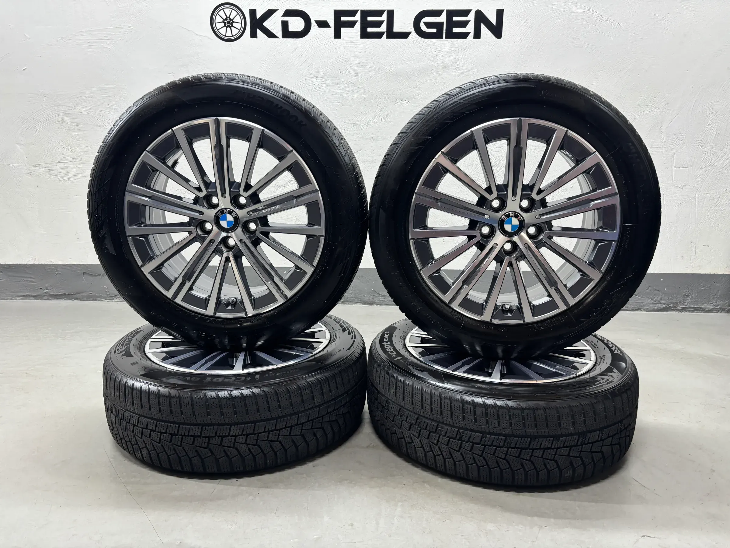 Original BMW 2er U06 Styling V-Speiche 833 17 Zoll Winterräder Alufelgen 6891174 - Bild 1