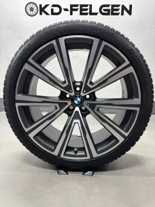 Original BMW 746 22 Zoll X5 G05 X6 G06 Winterräder Styling V-Speiche 746 Felgen - Bild 4