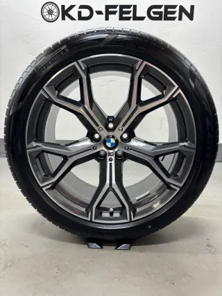 Original BMW X5 G05 X6 G06 M741 21 Zoll Sommerräder Alufelgen M Y-Speiche 741M - Bild 2
