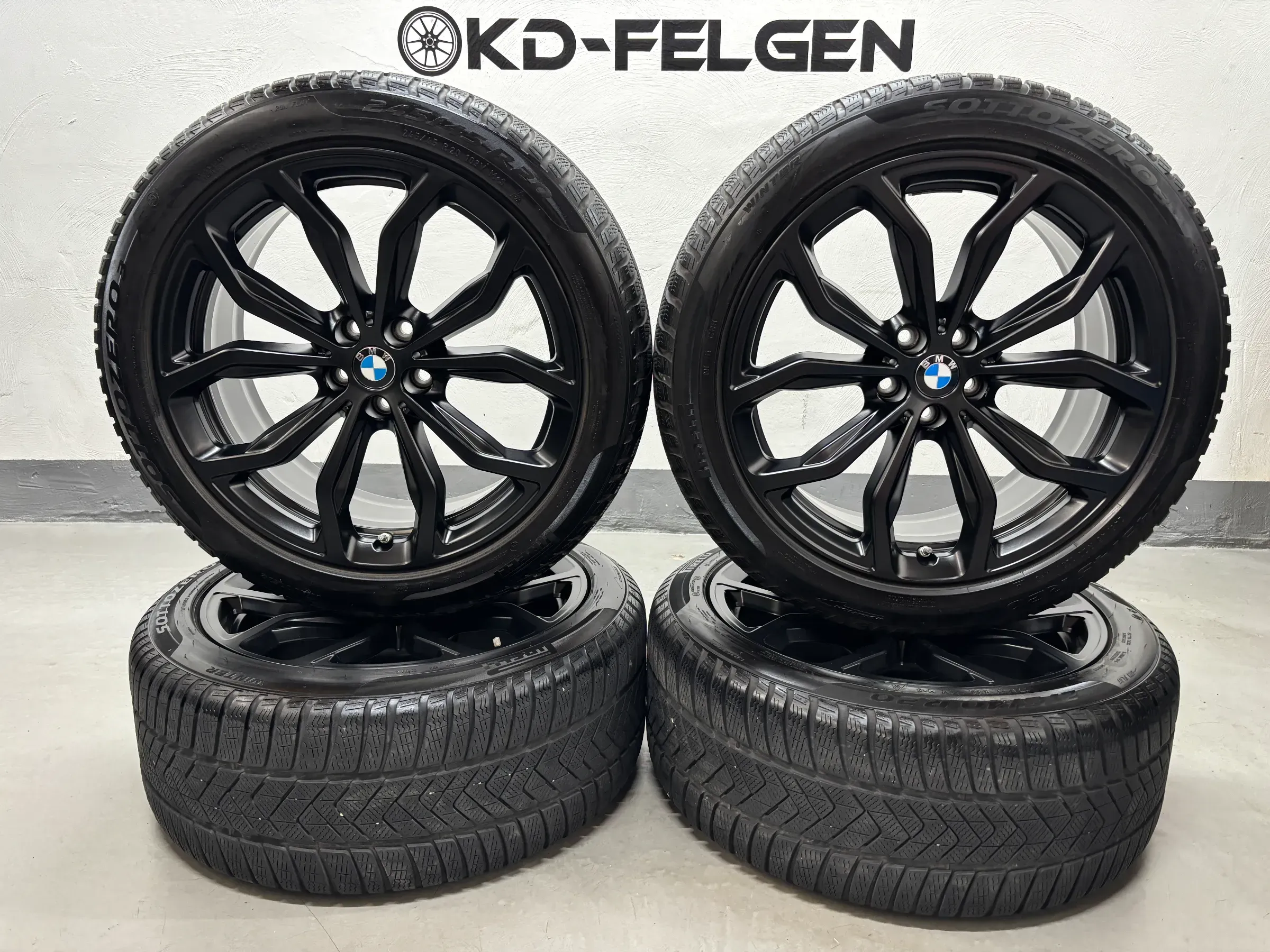 Original BMW X3 G01 X4 G02 20 Zoll Winterräder Styling Y-Speiche 695 Alufelgen - Bild 1