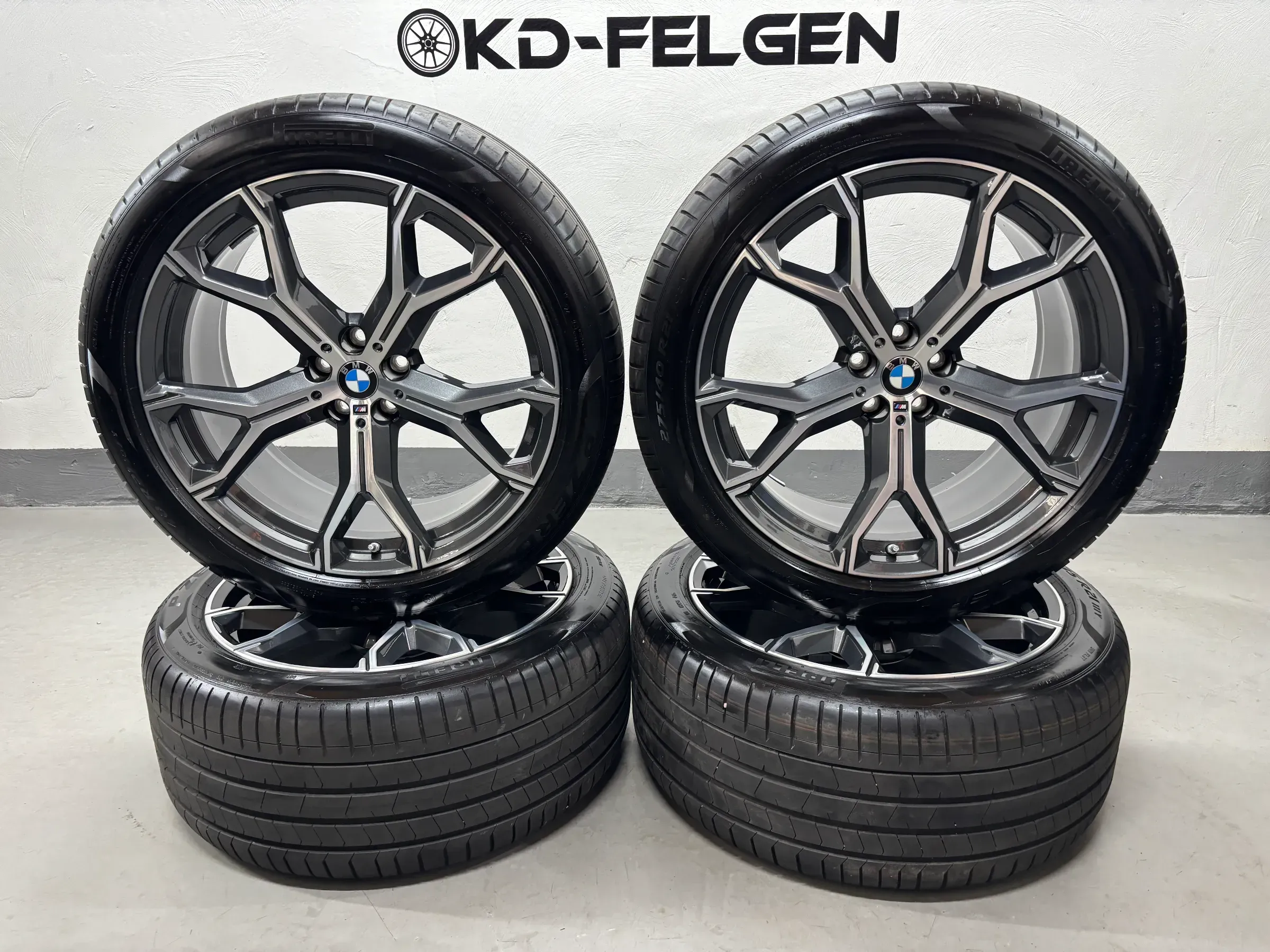Original BMW X5 G05 X6 G06 M741 21 Zoll Sommerräder Alufelgen M Y-Speiche 741M - Bild 1