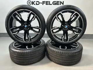 Original BMW M718 X3 G01 X4 G02 21 Zoll Sommerräder Styling M Doppelspeiche 718 - Bild 1