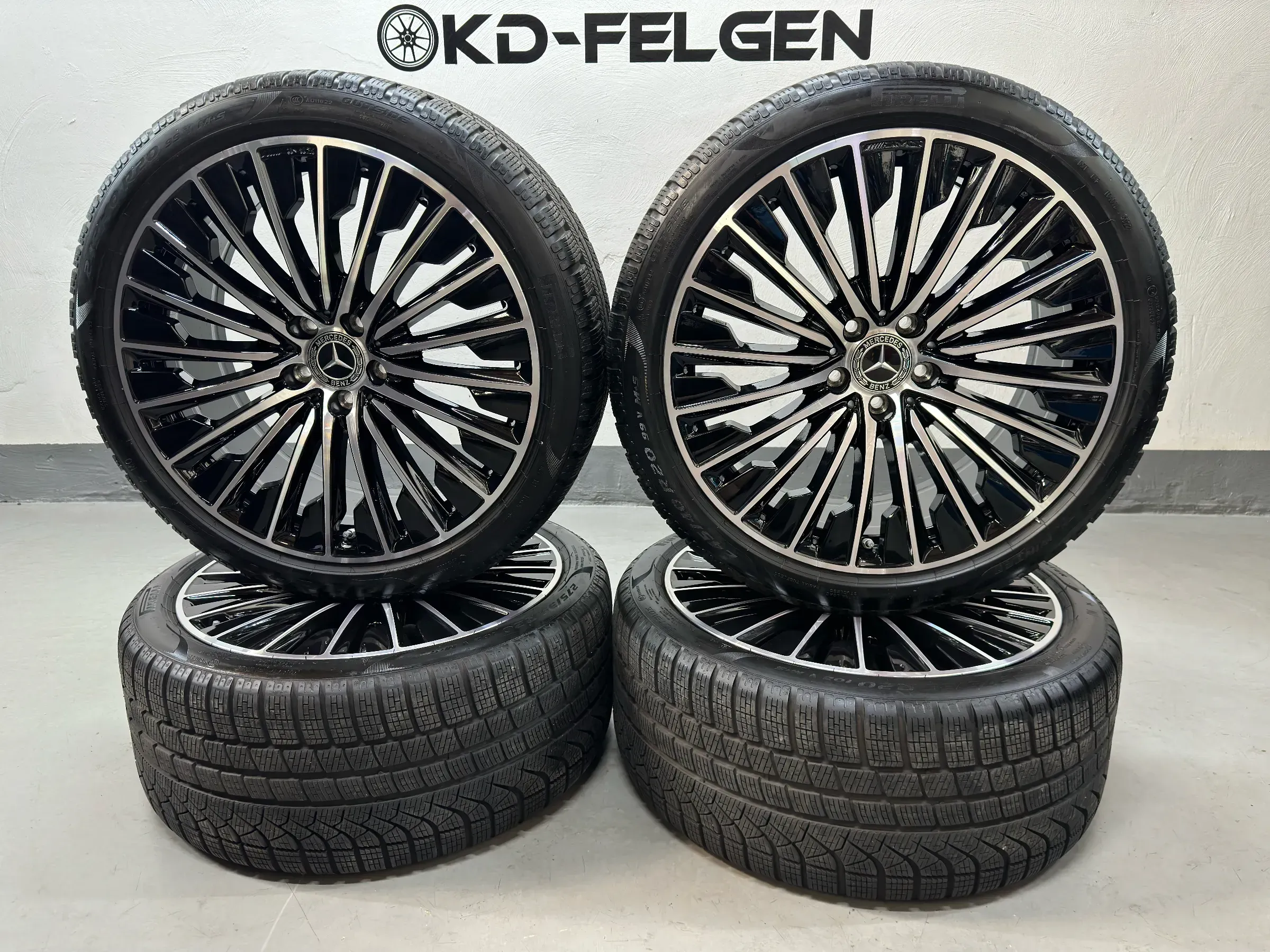 Original Mercedes E-Klasse 20 Zoll AMG W214 S214 Winterräder A2144010500 Felgen - Bild 1