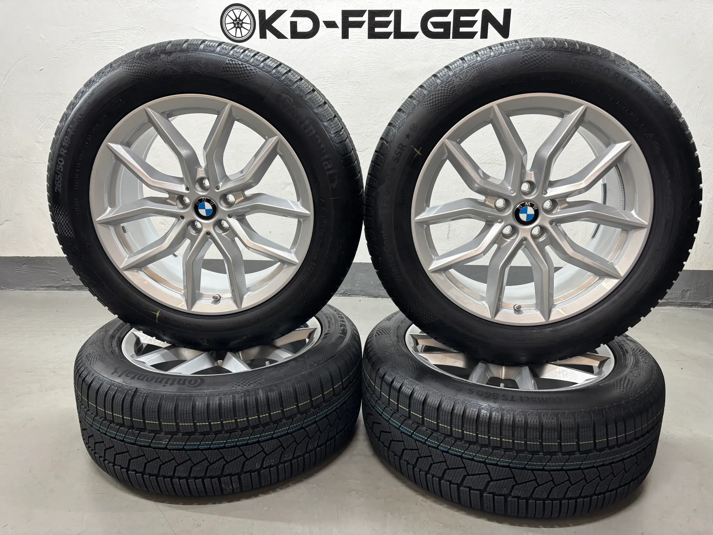 Original BMW X5 G05 X6 G06 Styling V-Speiche 735 19 Zoll Winterräder Alufelgen - Bild 1