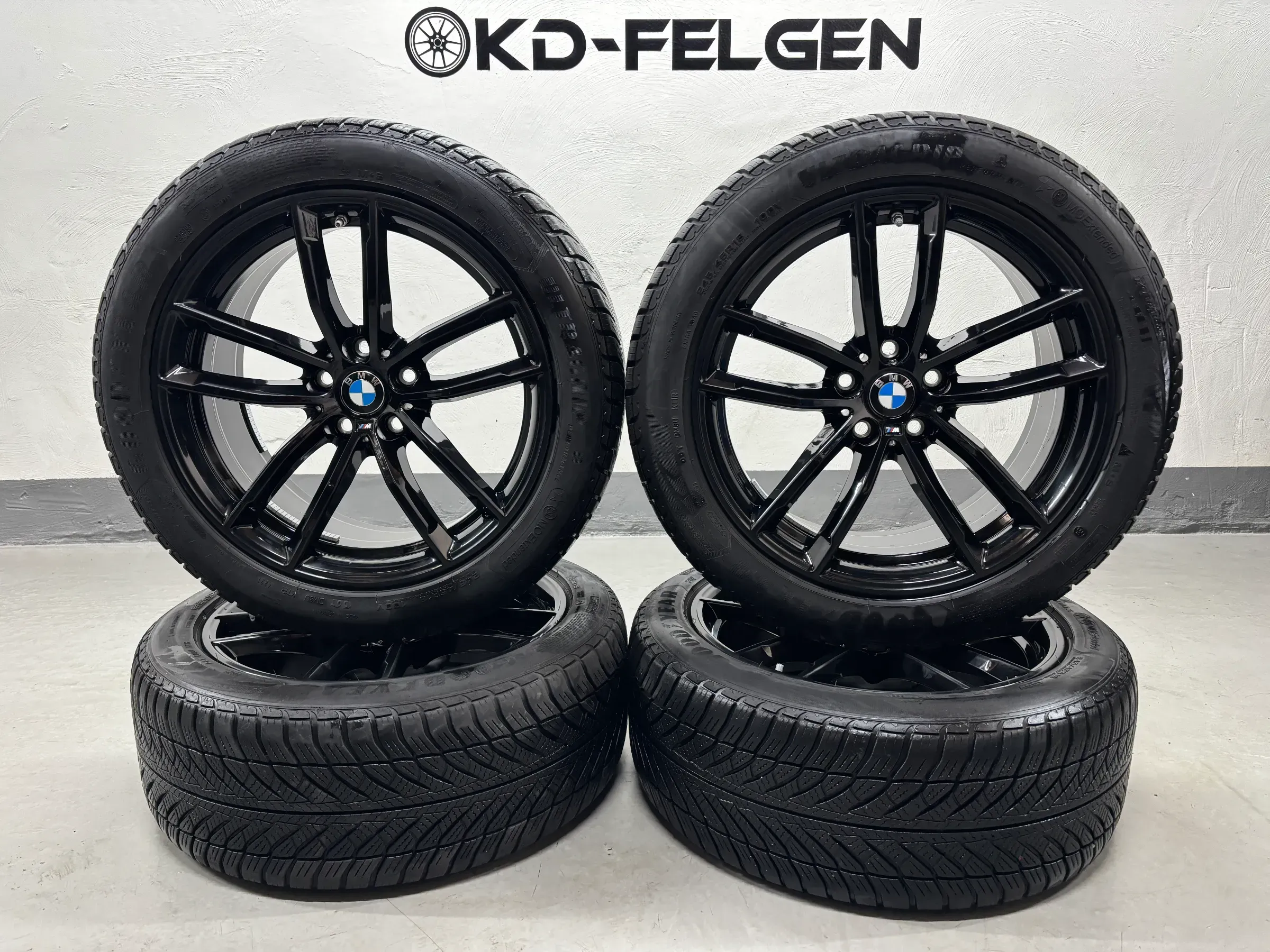 Original BMW 5er G30 G31 M662 18 Zoll Winterräder M Doppelspeiche 662M Felgen - Bild 1