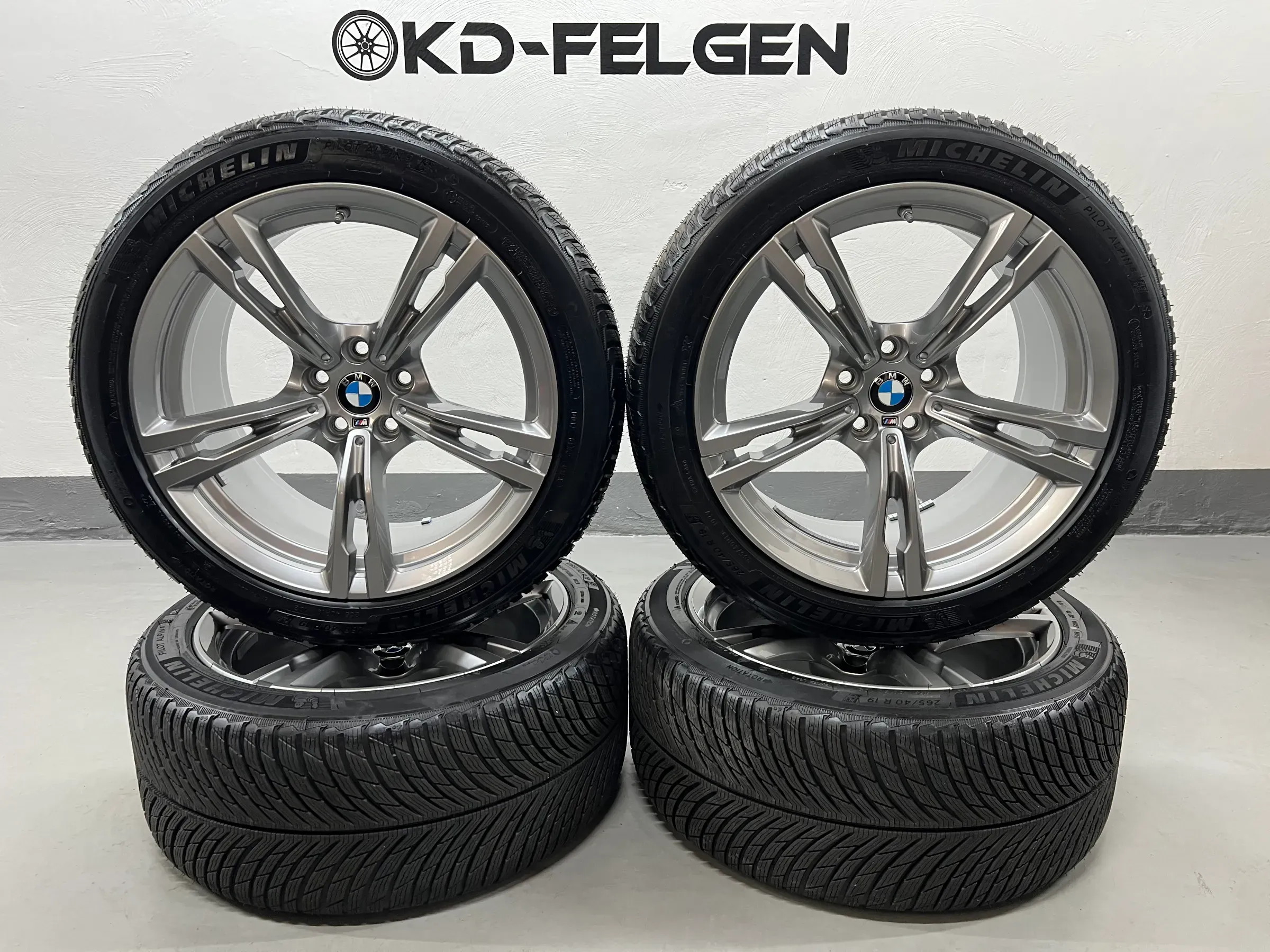 Original BMW M705 M5 F90 19 Zoll Winterräder Styling M Doppelspeiche 705M Felgen - Bild 1
