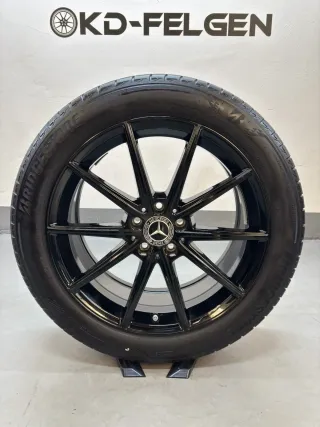 Original Mercedes EQE V295 19 Zoll Sommerräder A2954014000 schwarz Alufelgen - Bild 4