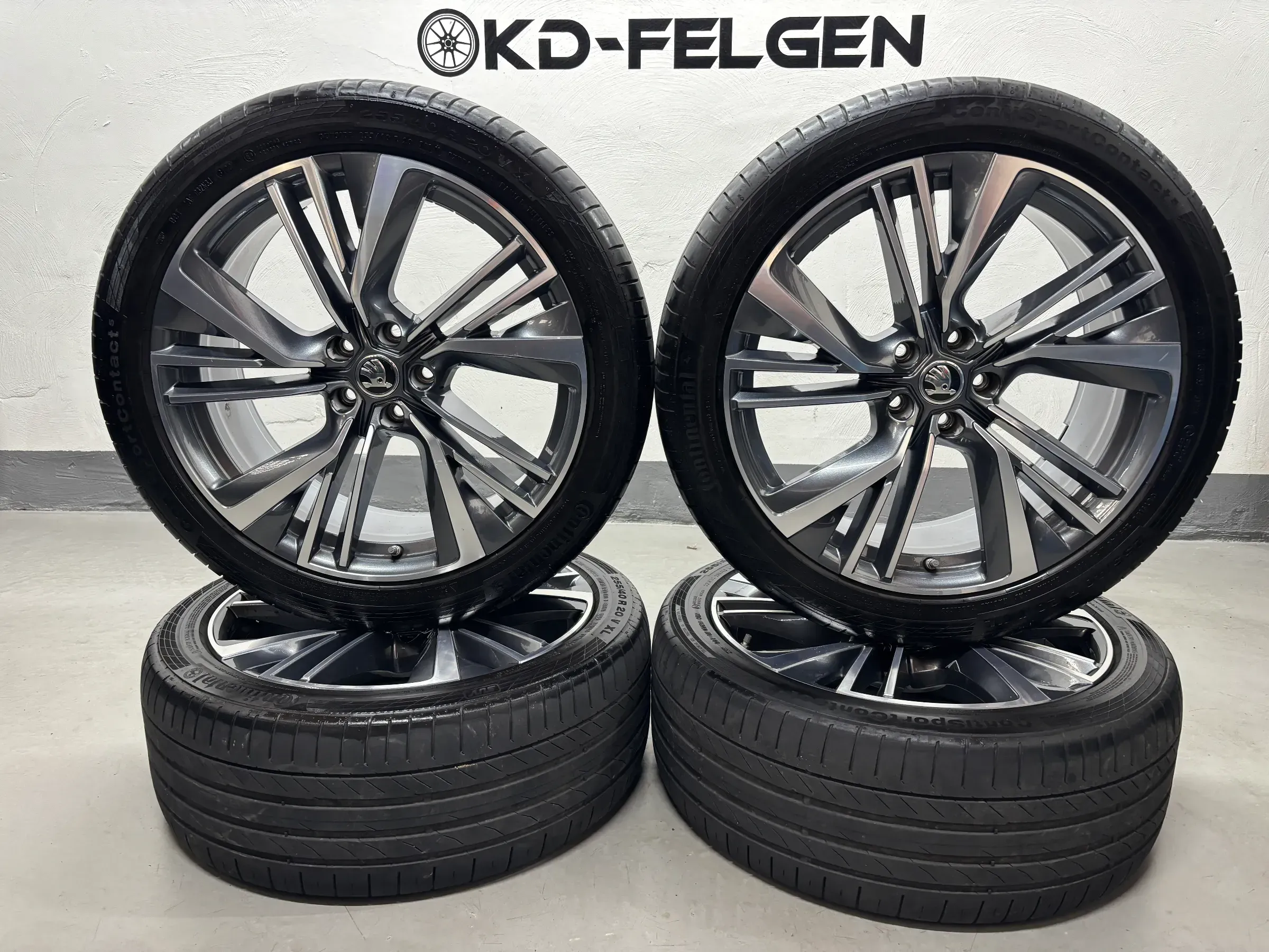 Original Skoda Kodiaq RS NS7 20 Zoll Ignite Sommerräder Alufelgen 565601025AB - Bild 1