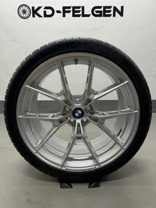 Original BMW 1063M 20/21 Zoll Sommerräder M2 G87 M3 G80 G81 M4 G82 M Performance Y-Speiche M1063 Alufelgen - Bild 2