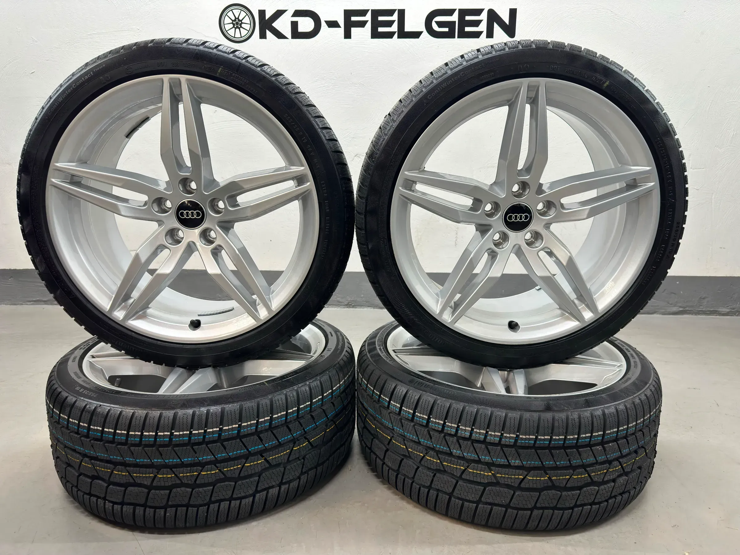 Original Audi A5 S5 F5 8W 19 Zoll Winterräder Winterreifen Alufelgen 8W0601025AM - Bild 1