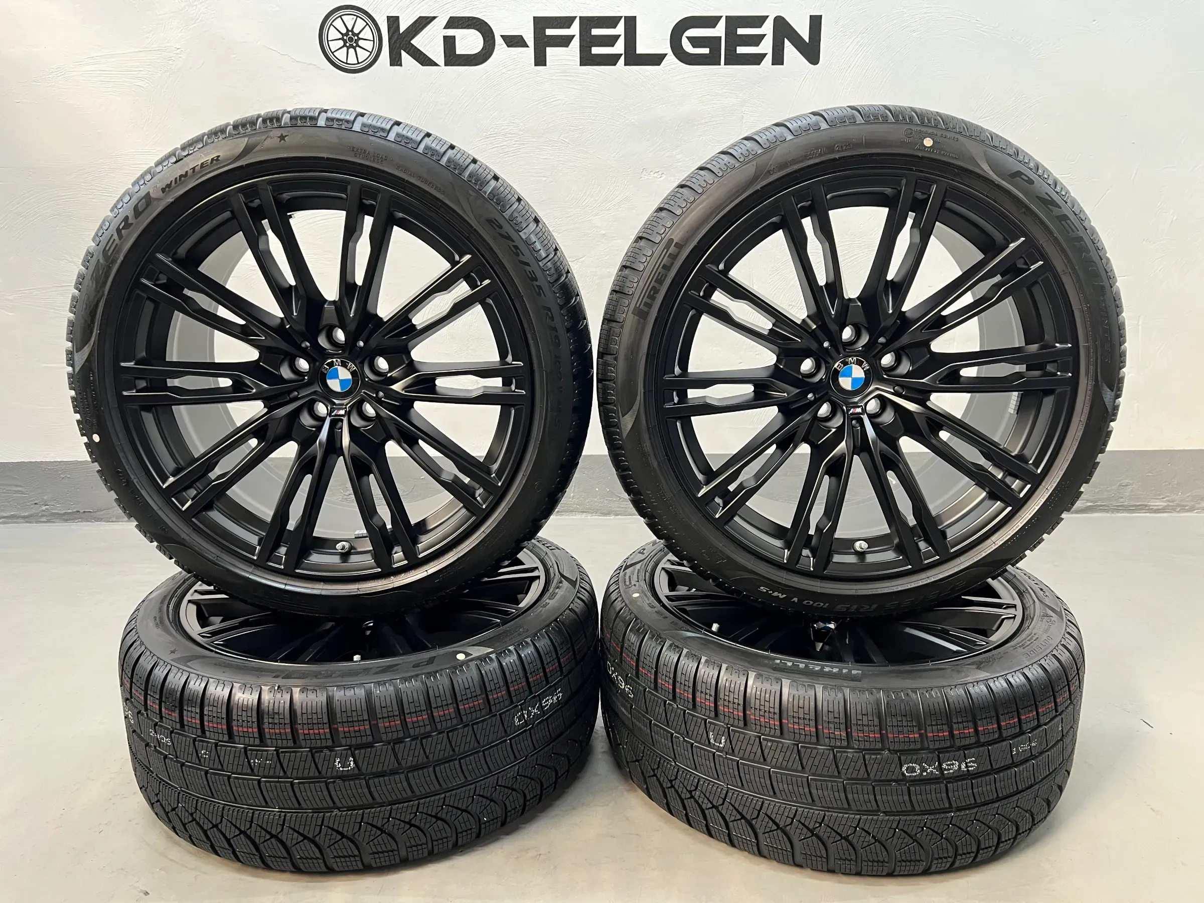 Original BMW M829 M2 G87 M3 G80 G81 M4 G82 G83 19 Zoll Winterräder 829M Alufelgen black - Bild 1