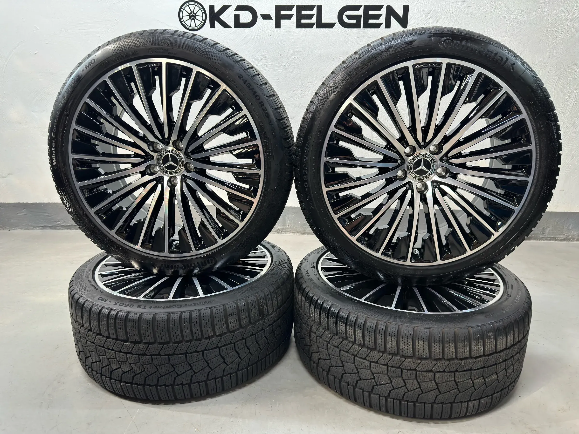 Original Mercedes E-Klasse 20 Zoll AMG W214 S214 Winterräder A2144010500 Felgen - Bild 1