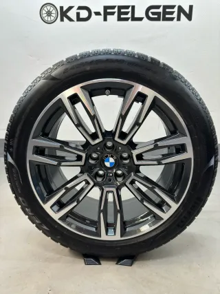 Original BMW 5er i5 G60 G61 935M 19 Zoll Winterräder M935 5A324E0 Alufelgen - Bild 4