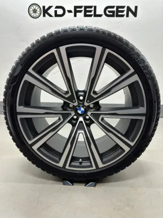 Original BMW 746 22 Zoll X5 G05 X6 G06 Winterräder Styling V-Speiche 746 Felgen - Bild 2