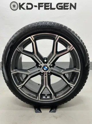 Original BMW X5 G05 X6 G06 M741 21 Zoll Winterräder Alufelgen M Y-Speiche 741M - Bild 2