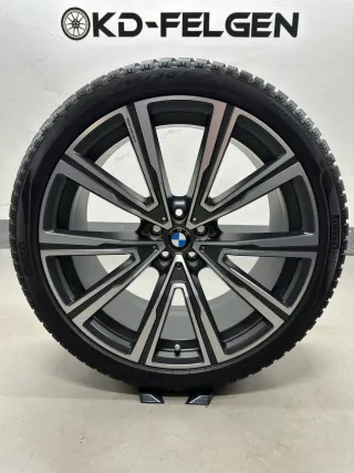 Original BMW 746 22 Zoll X5 G05 X6 G06 Winterräder Styling V-Speiche 746 Felgen - Bild 3