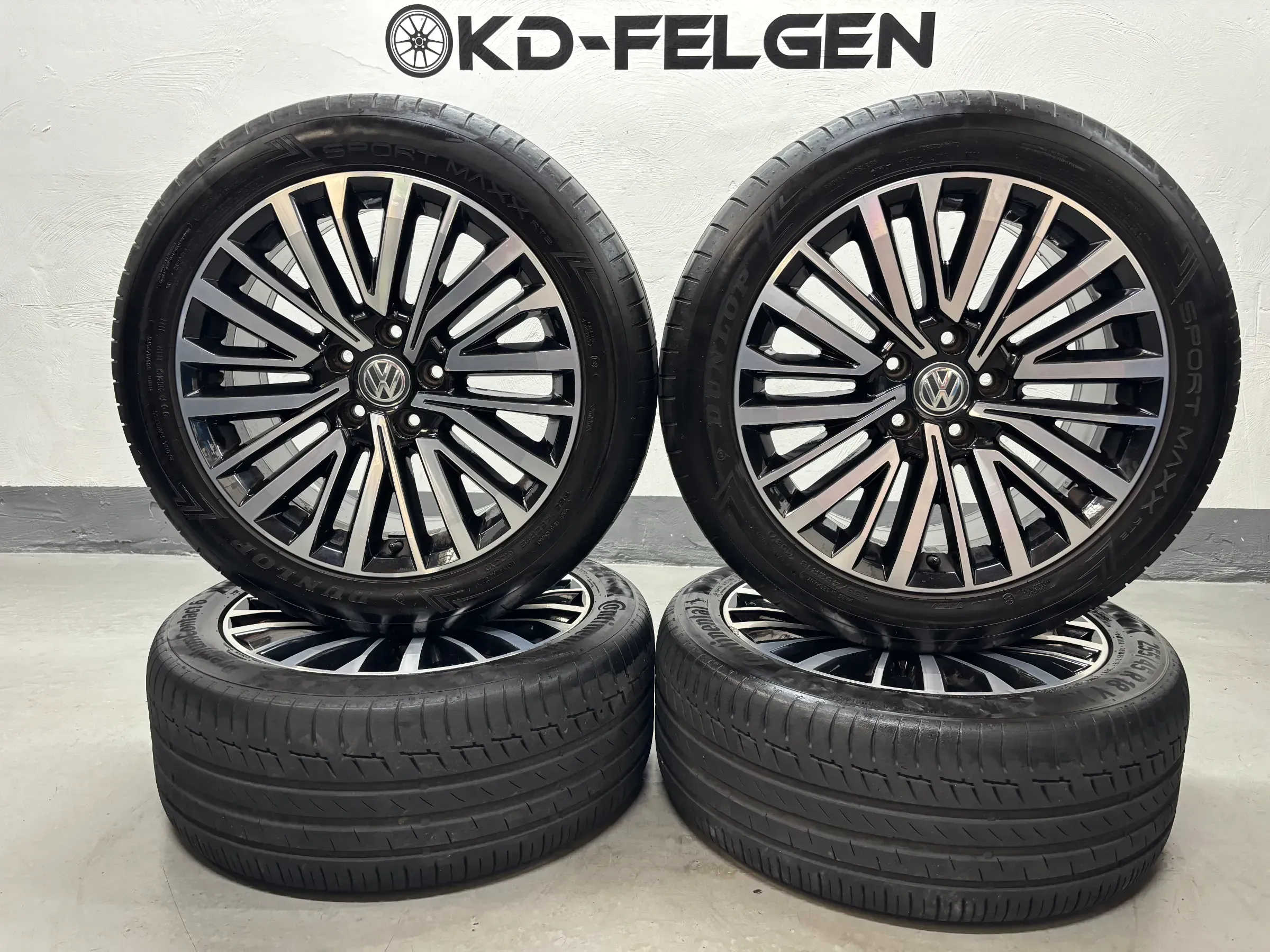 Original VW T5 T6 T6.1 18 Zoll Palmerstom Sommerräder 7E0601025S Alufelgen - Bild 1