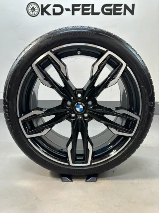 Original BMW M718 X3 G01 X4 G02 21 Zoll Sommerräder Styling M Doppelspeiche 718 - Bild 3