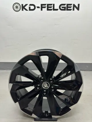 Original Skoda Superb 19 Zoll Supernova Alufelgen 3V0601025S Felgen 8Jx19 ET44 - Bild 2