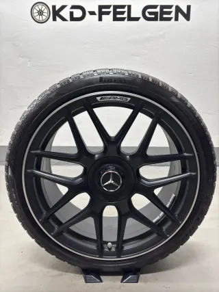 Original Mercedes A45 AMG 19 Zoll Winterräder A1774012500 Kreuzspeiche Alufelgen - Bild 5
