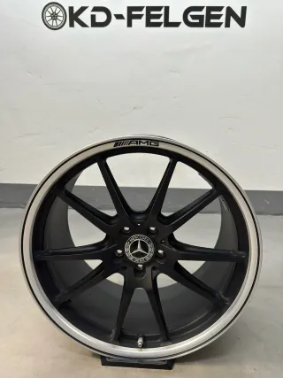 Original Mercedes C63 S AMG 19/20 Zoll Alufelgen A2054017400 A2054017500 C205 A - Bild 3