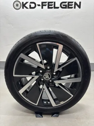 Original Skoda Octavia IV NX 18 Zoll Sommerräder Sommerreifen Vega Aero Felgen - Bild 3