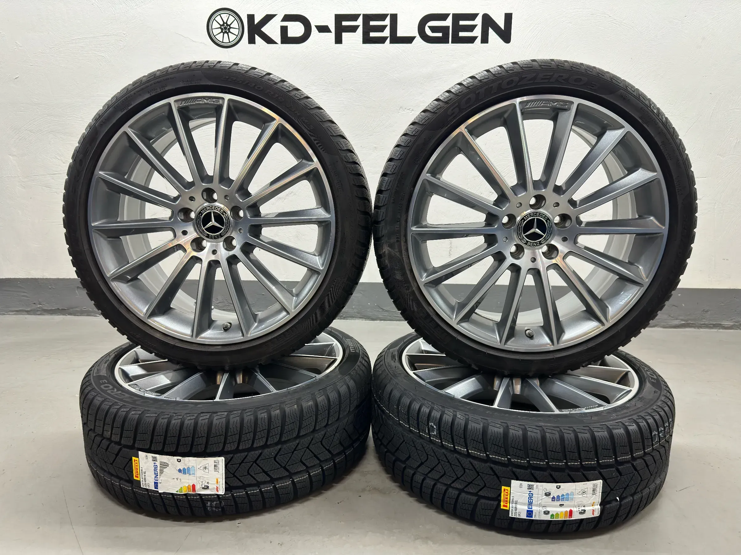 Original Mercedes 19 Zoll AMG Winterräder A Klasse W177 V177 CLA C118 X118 W247 - Bild 1