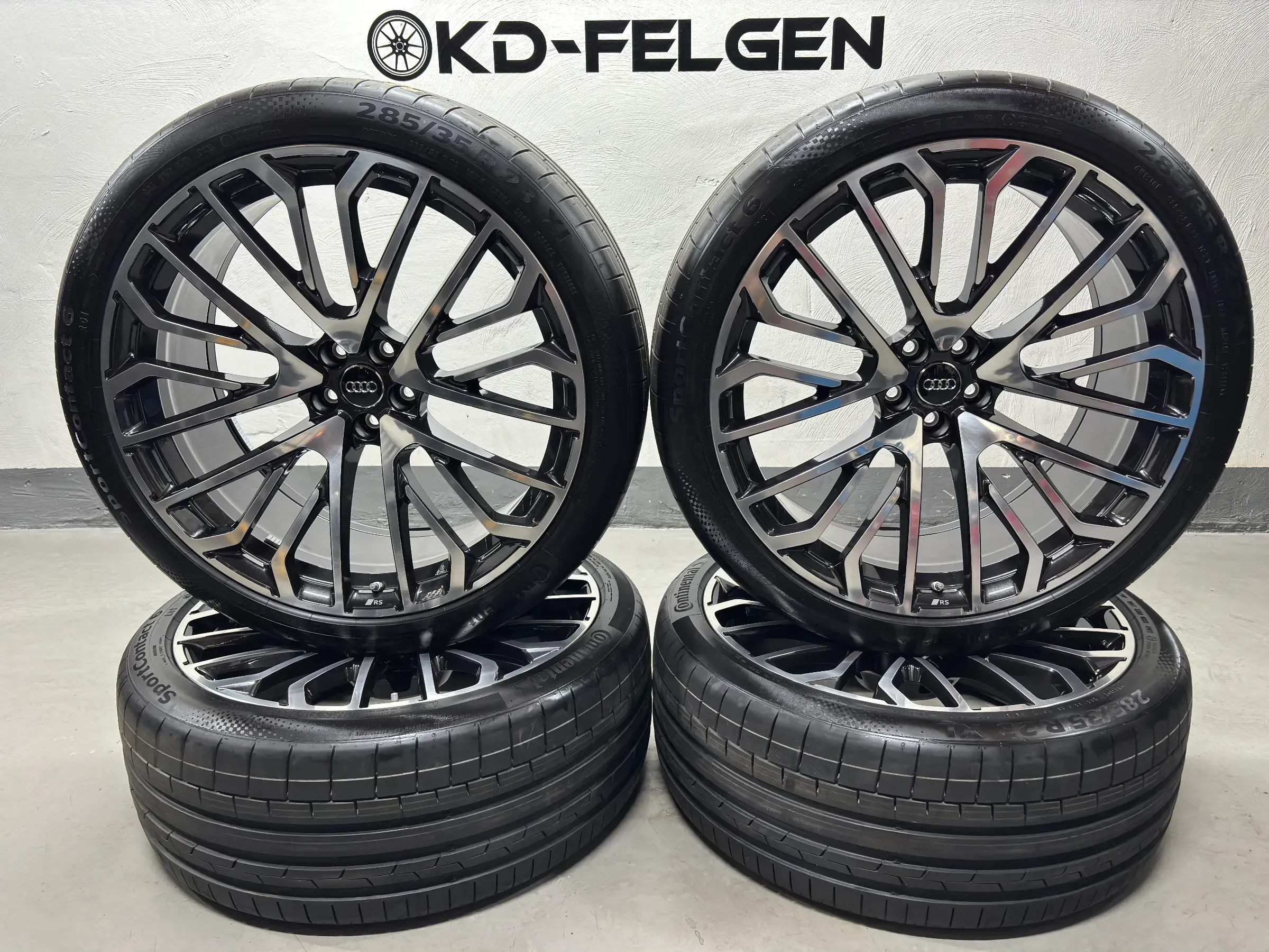 Original Audi Q8 SQ8 23 Zoll Sommerräder Sommerreifen Alufelgen 4M8601025BN NEU - Bild 1