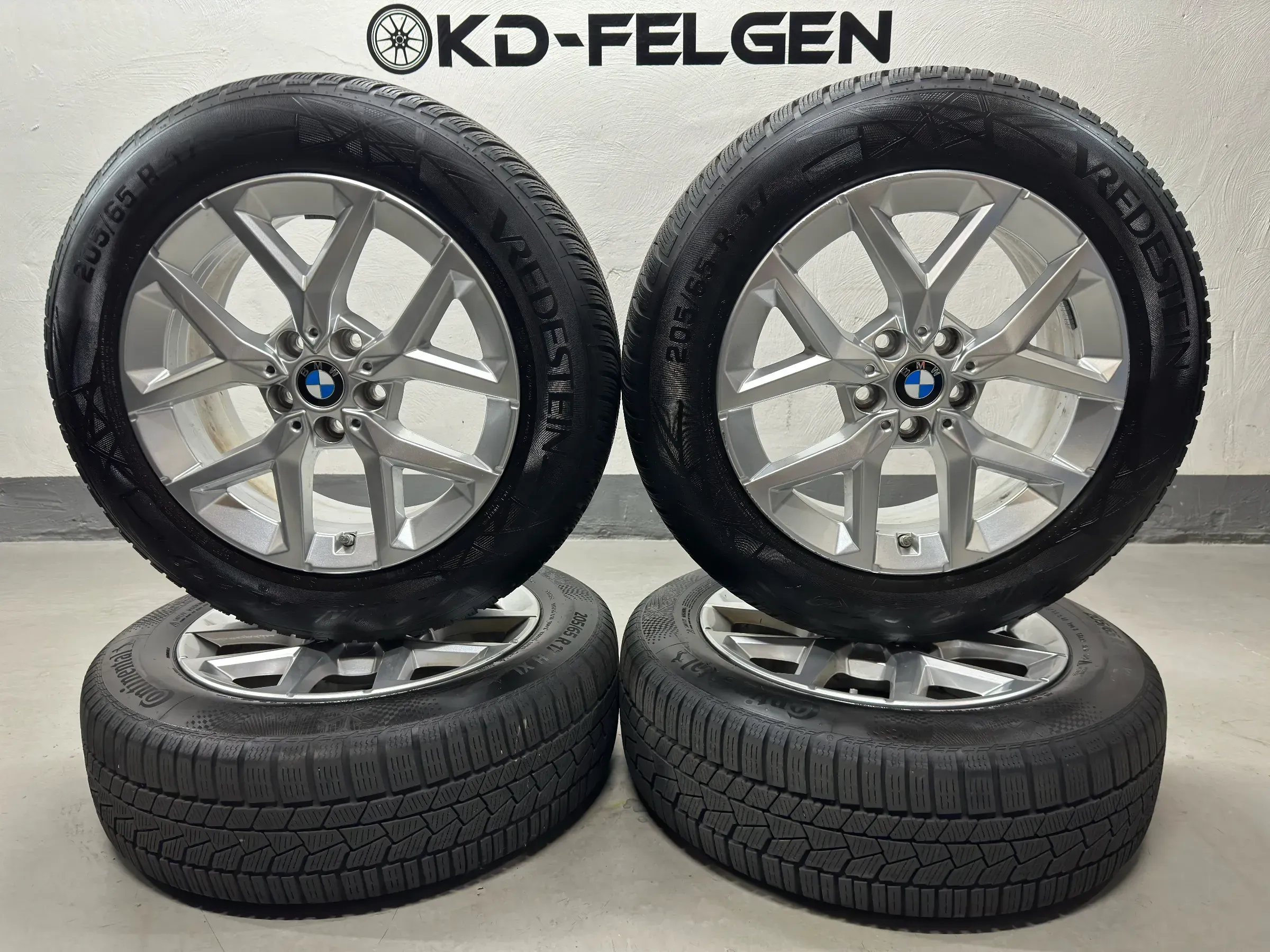 Original BMW X1 U11 Y-Speiche 896 Mini U25 Conutryman 17 Zoll Winterräder Alufelgen 36116898299 - Bild 1