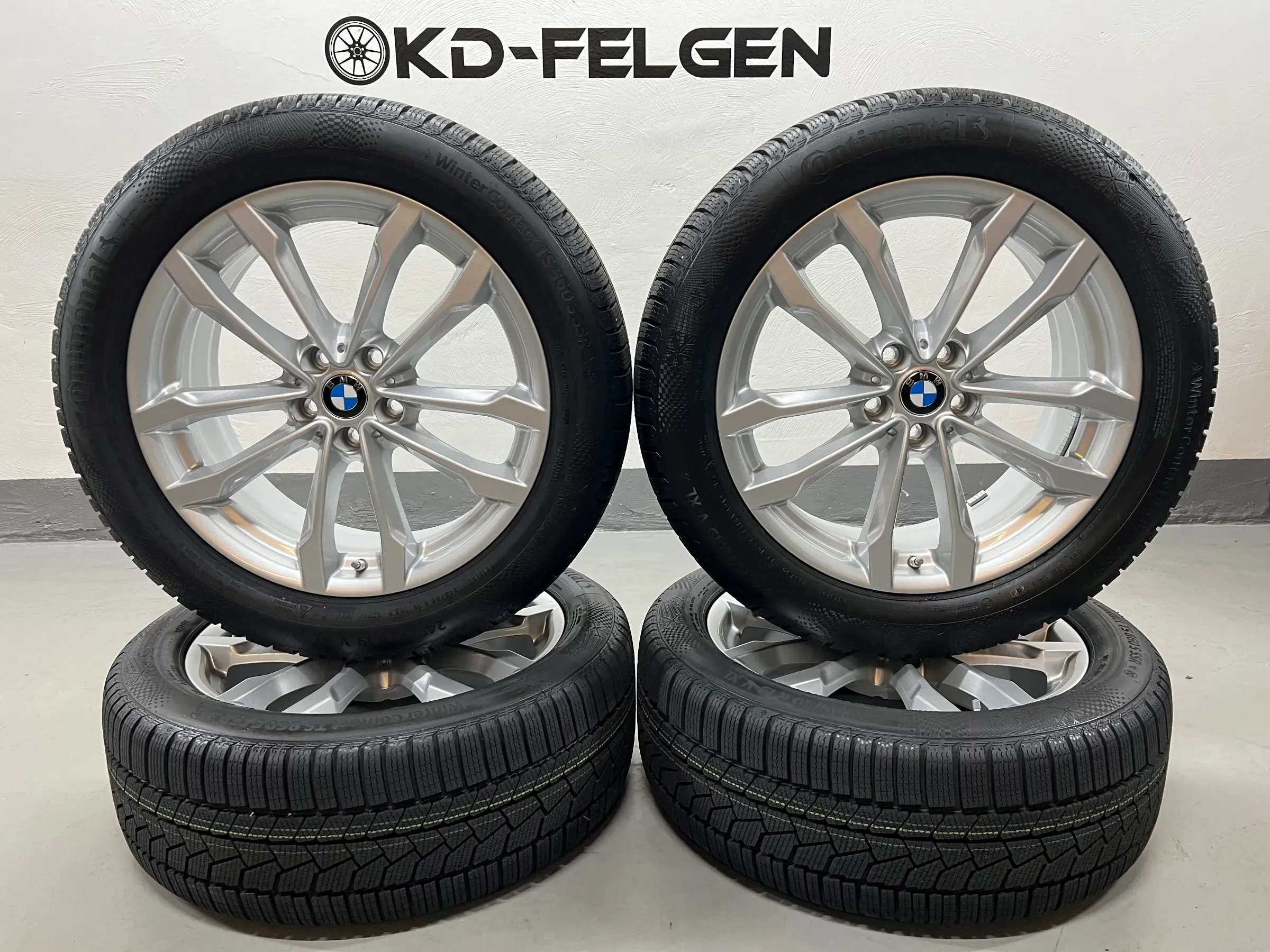 Original BMW V-Speiche 691 X3 G01 X4 G02 Winterräder 19 Zoll Styling 691 Felgen - Bild 1