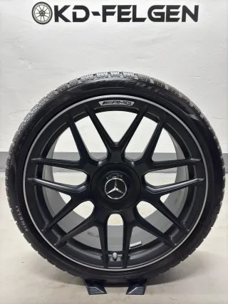 Original Mercedes A45 AMG 19 Zoll Winterräder A1774012500 Kreuzspeiche Alufelgen - Bild 4