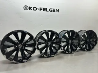 Original Skoda Superb 19 Zoll Supernova Alufelgen 3V0601025S Felgen 8Jx19 ET44 - Bild 1