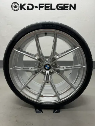 Original BMW 1063M 20/21 Zoll Sommerräder M2 G87 M3 G80 G81 M4 G82 M Performance Y-Speiche M1063 Alufelgen - Bild 4