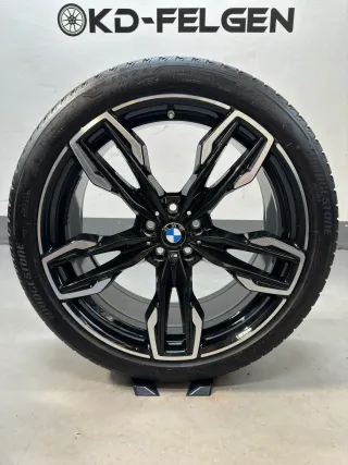 Original BMW M718 X3 G01 X4 G02 21 Zoll Sommerräder Styling M Doppelspeiche 718 - Bild 2